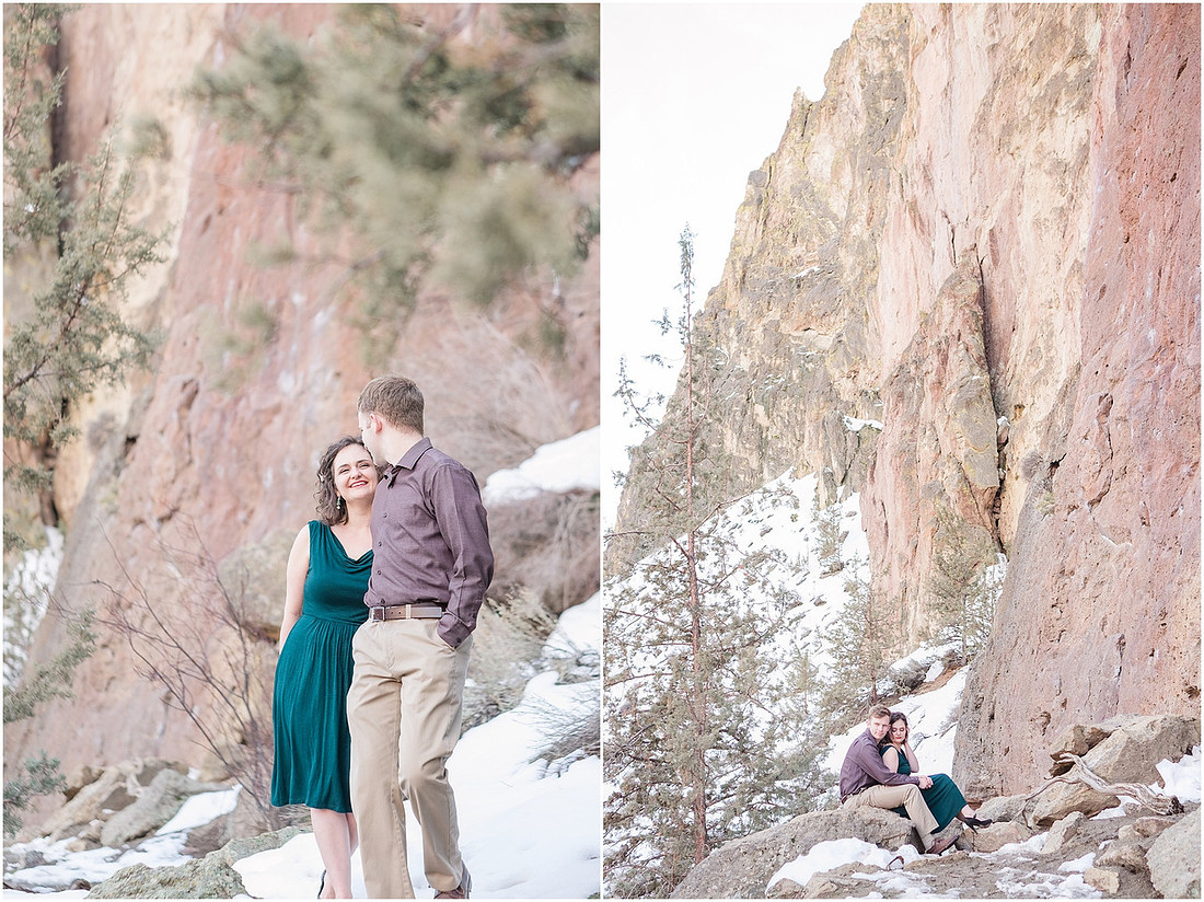 "Natural light engagement photos"
