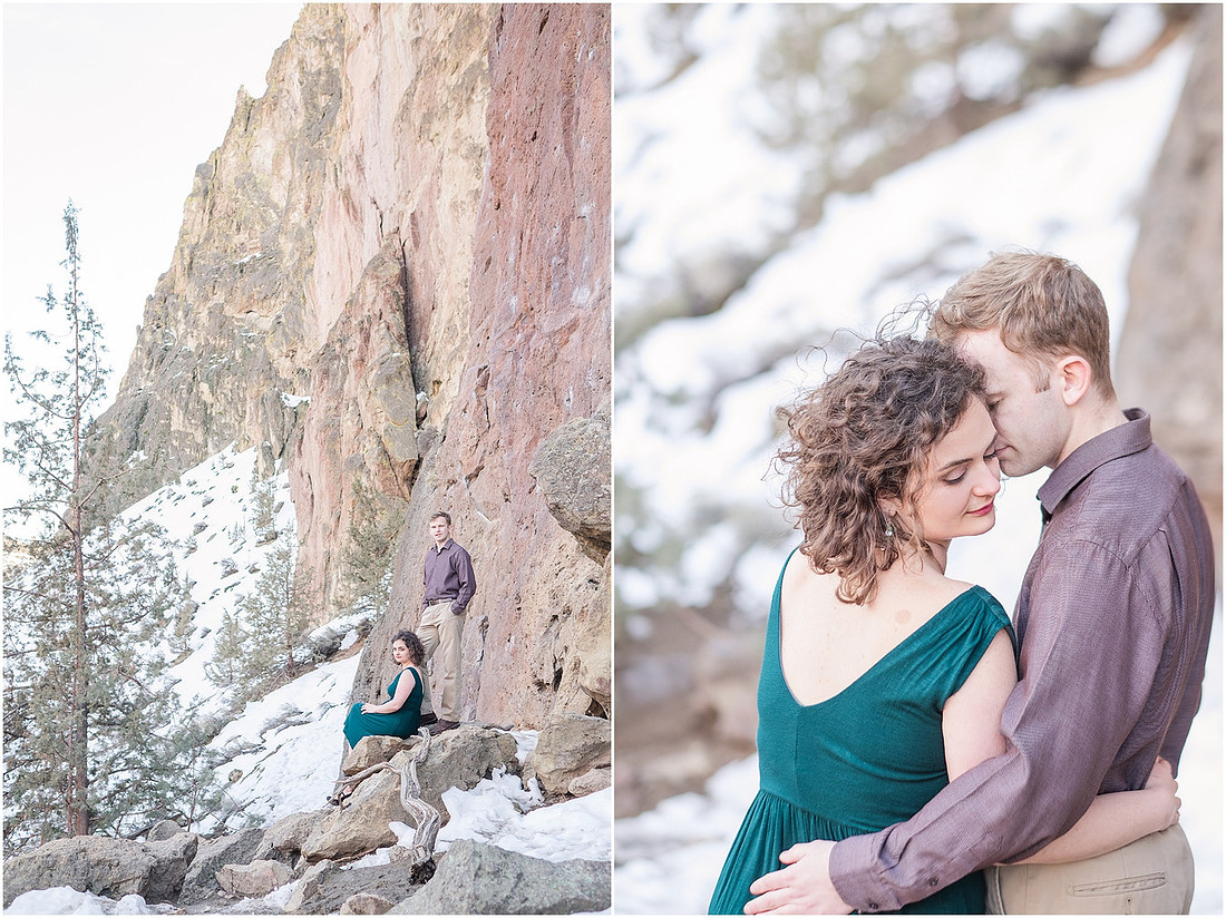 "Natural light engagement photos"