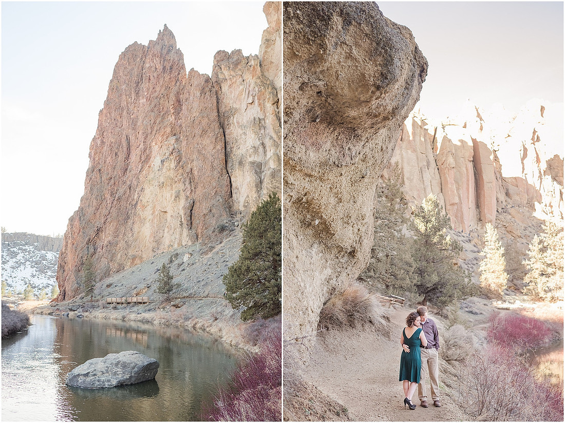 "Natural light engagement photos"