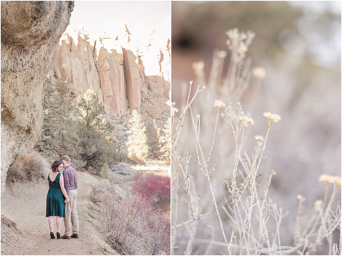 "Natural light engagement photos"