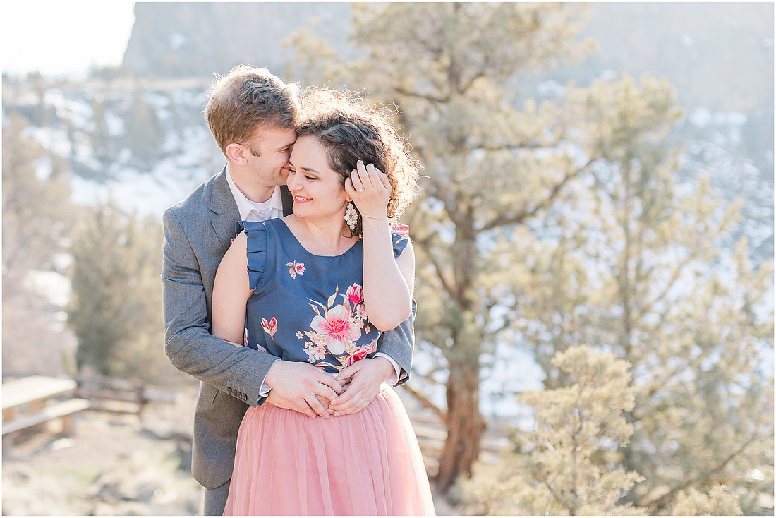 "Natural light engagement photos"