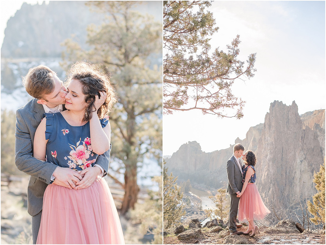 "Natural light engagement photos"