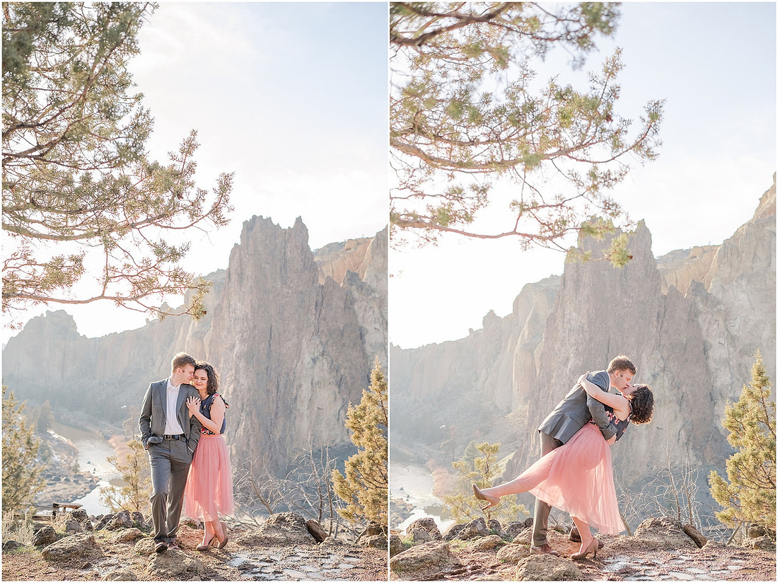 "Natural light engagement photos"