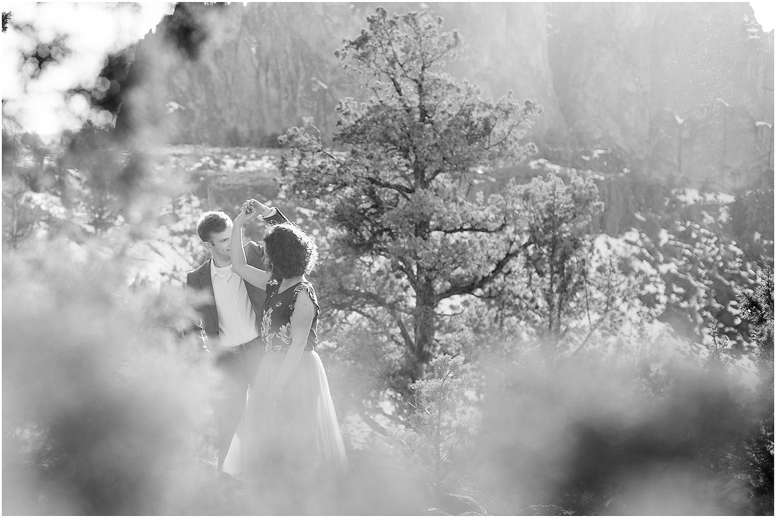 "Natural light engagement photos"