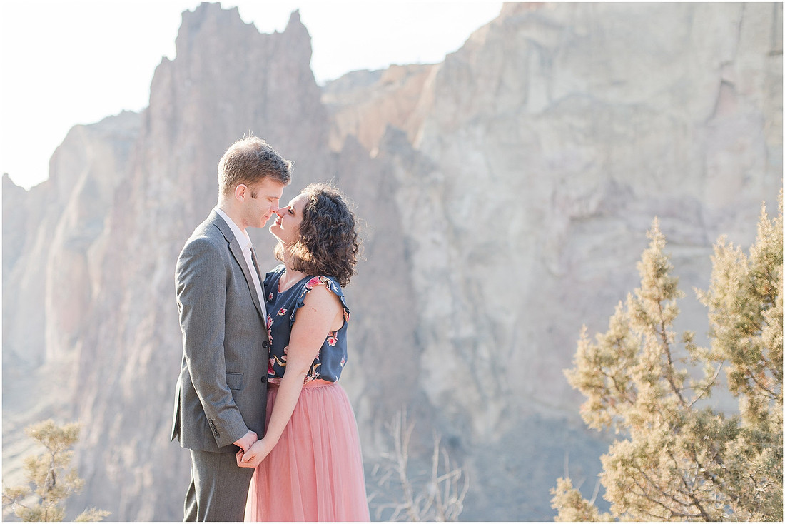 "Natural light engagement photos"