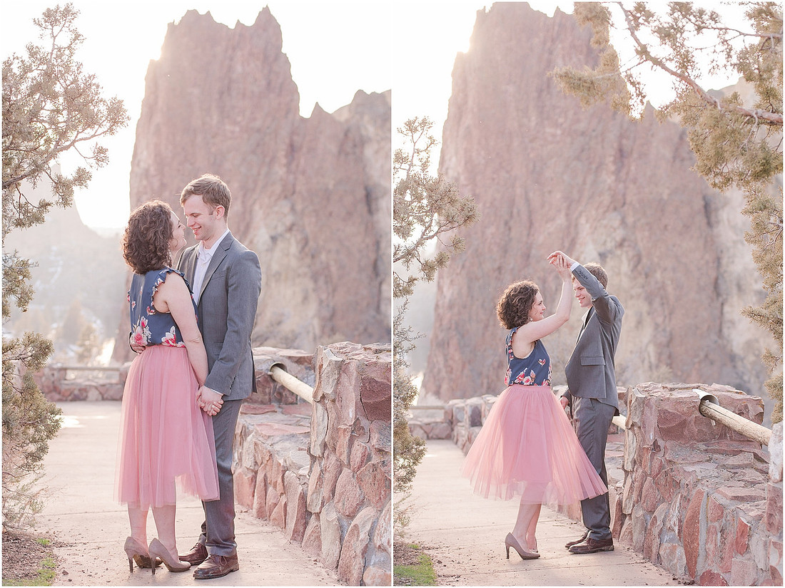 "Natural light engagement photos"