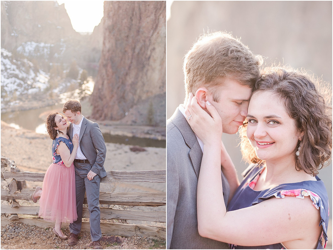 "Natural light engagement photos"
