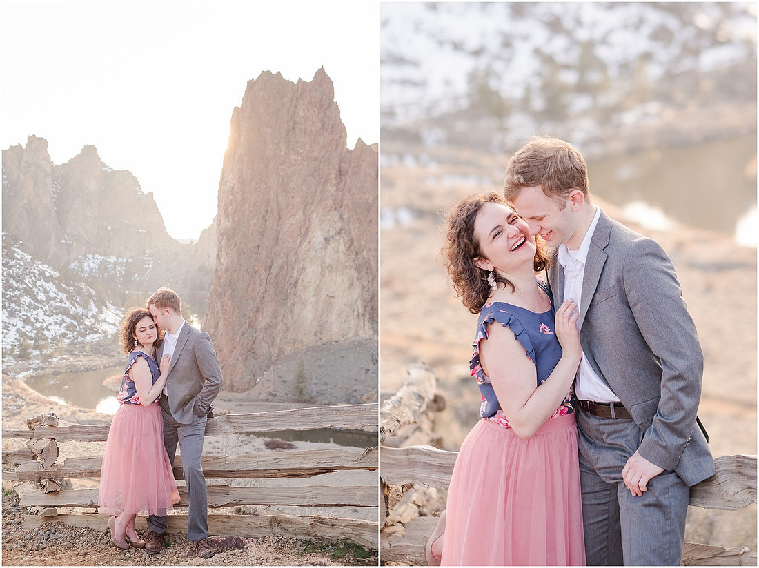 "Natural light engagement photos"