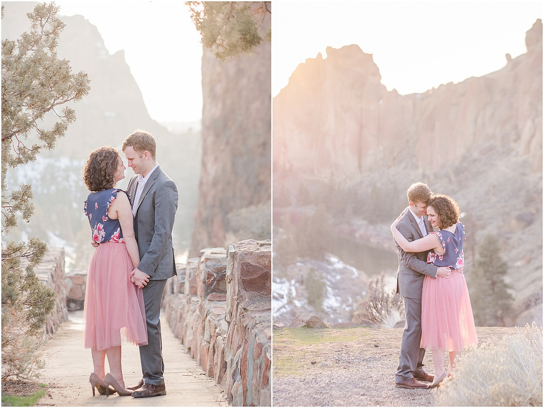"Natural light engagement photos"