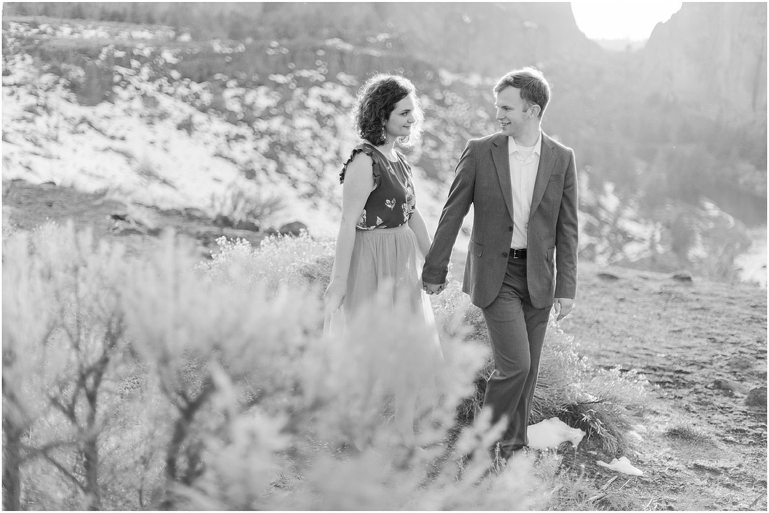 "Natural light engagement photos"