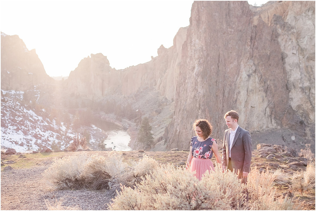 "Natural light engagement photos"