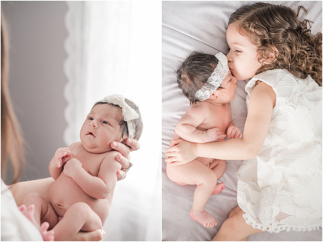 "newborn girl", "newborn with sister", "newborn lifestyle session"