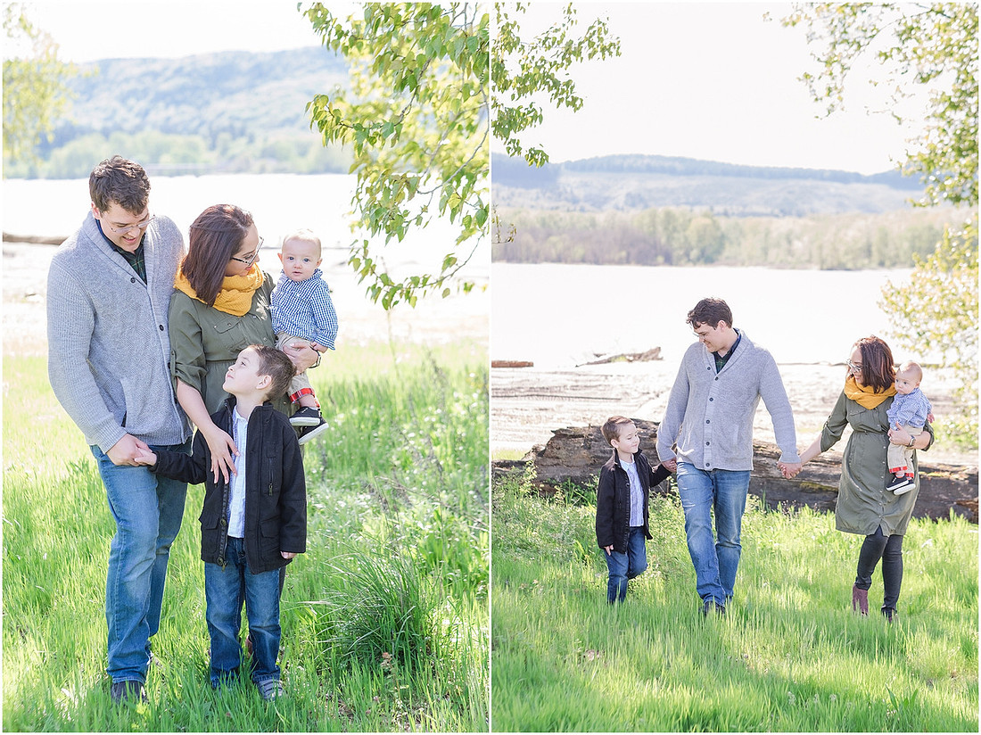"Spring family photos", "Woodland family photos",, "Family of 4 photo session"