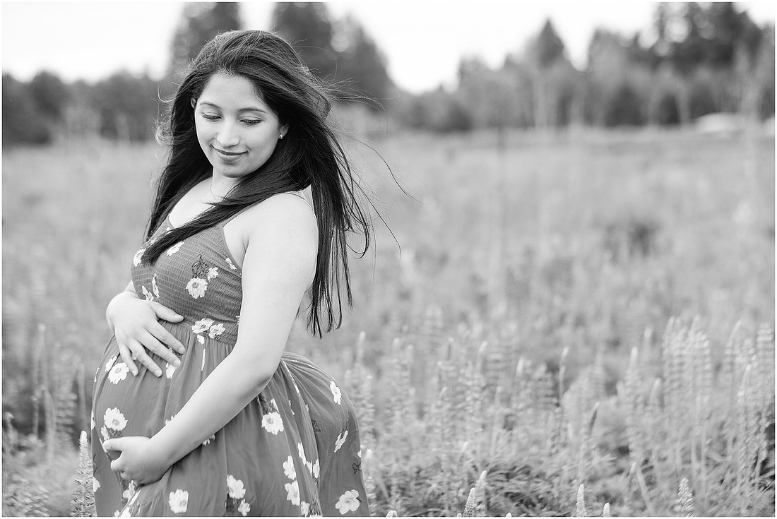 "purple lupines", "wildflowers", "pretty in pink", "blush maternity dress", "maternity pictures"