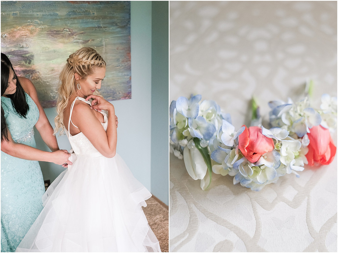 "Olympia wedding", "Eagles pride golf course", "Samuel Adams brewery", "coral and mint"