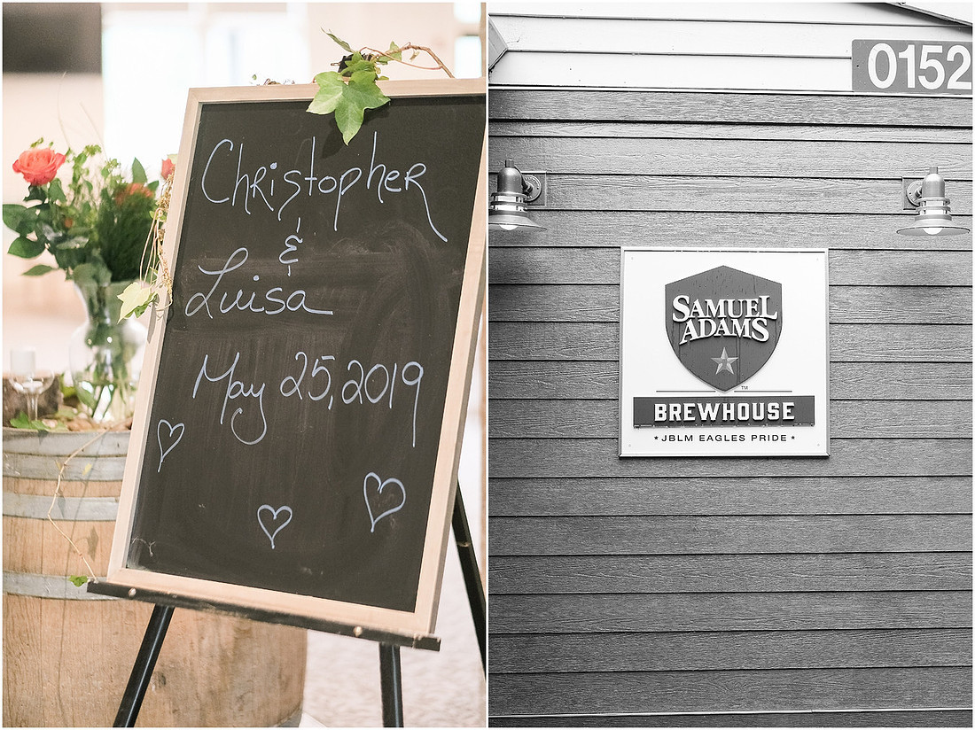 "Olympia wedding", "Samuel Adams brewhouse", "Eagles pride golf course", "coral and mint", "teal bridesmaid dress"