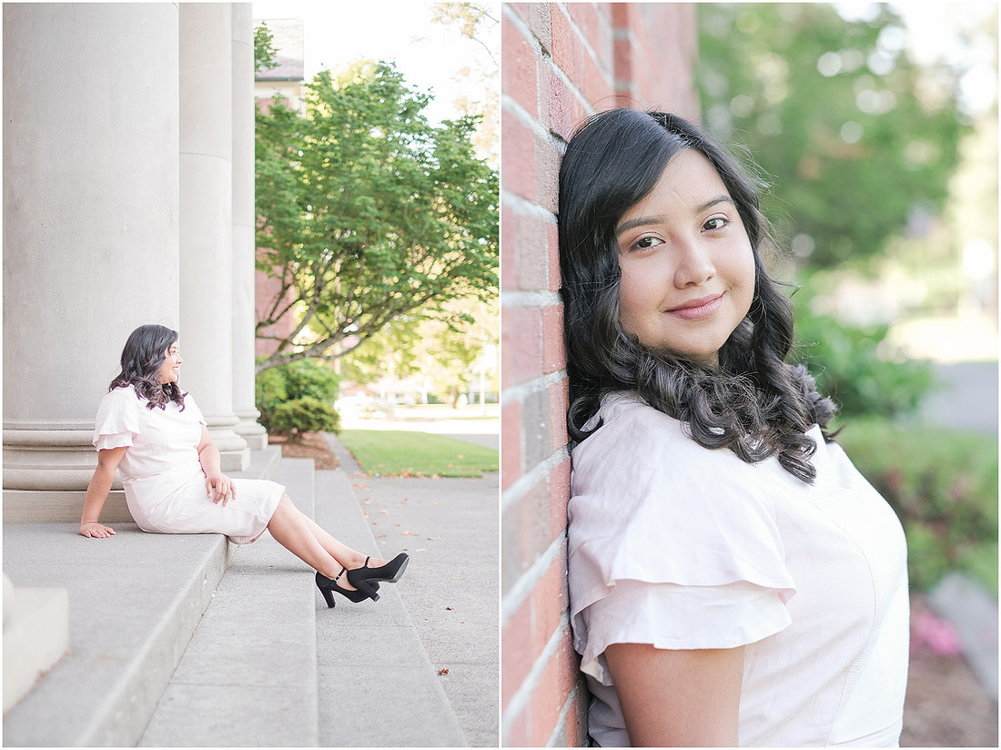 "Senior pictures", "cap and gown", "senior girl", "Federal Way Wa senior", "2019 senior", 