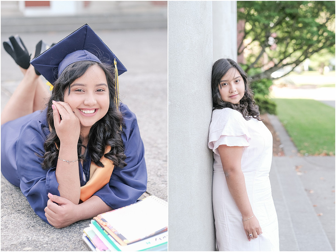 "Senior pictures", "cap and gown", "senior girl", "Federal Way Wa senior", "2019 senior", 