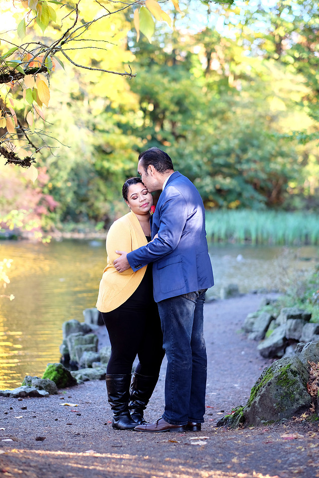 Portland engagement, Crystal springs rhododendron garden, Fall pictures, 