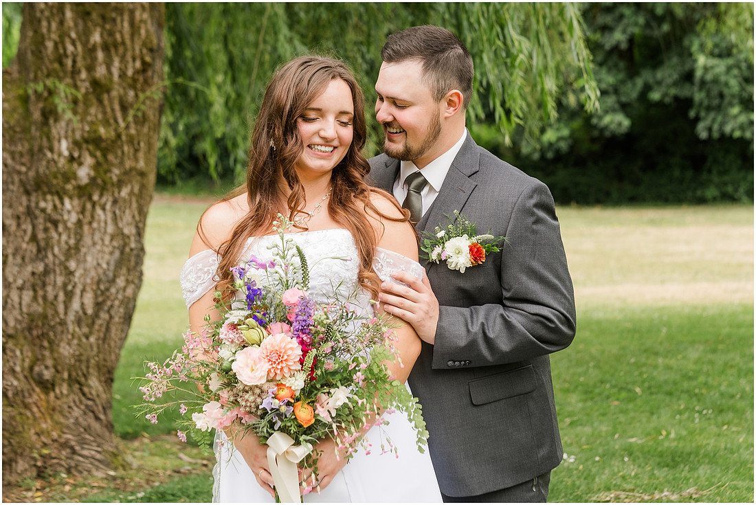 "Battleground Wa wedding", "Battleground wedding photographer", "Lewisville Park wedding", "Wildflower decor wedding", "Amanda and Bryan Photography", "Southwest Washington Wedding photographer"
