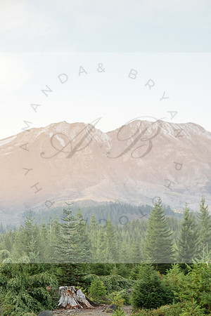 Mt St Helens Sunset