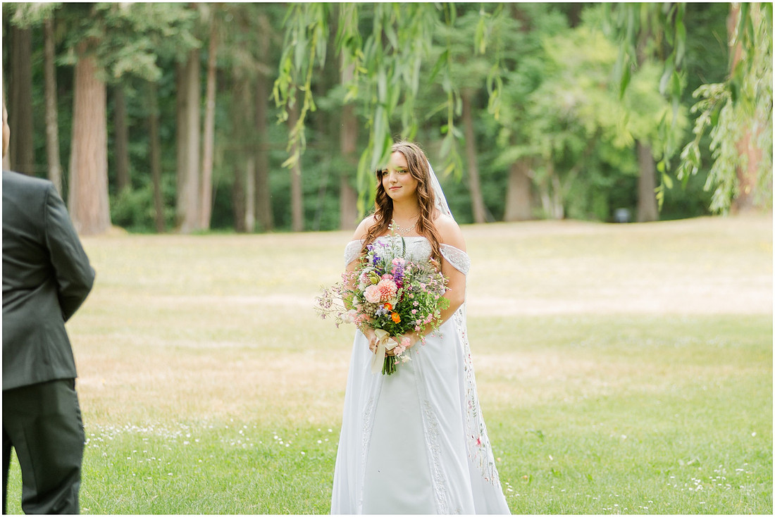 "Battleground Wa wedding", "Battleground wedding photographer", "Lewisville Park wedding", "Wildflower decor wedding", "Amanda and Bryan Photography", "Southwest Washington Wedding photographer"